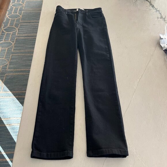 L.T.J. Letters to Juliet Black Slim Bootcut Jeans Size 24 - Picture 4 of 6